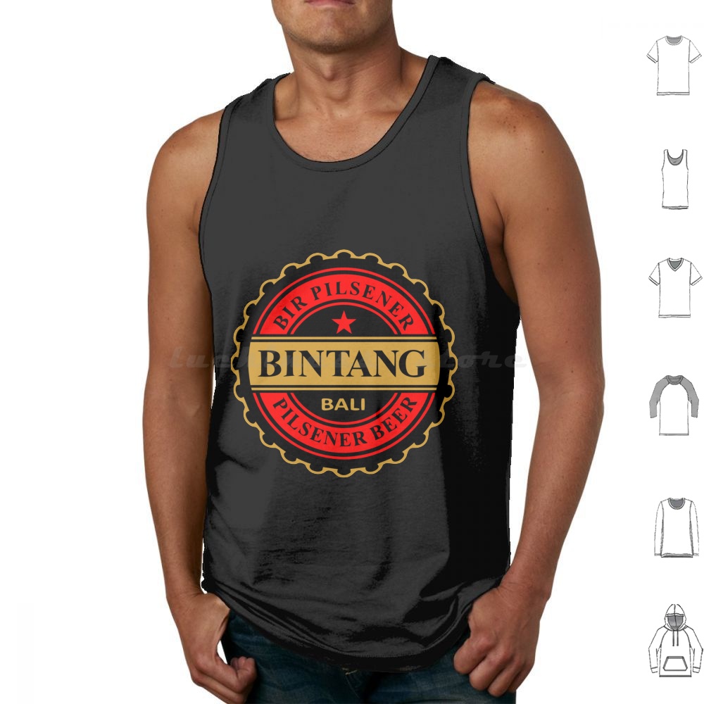 Wine Beer Best - Bintang Pilsener Beer Tank Tops Print