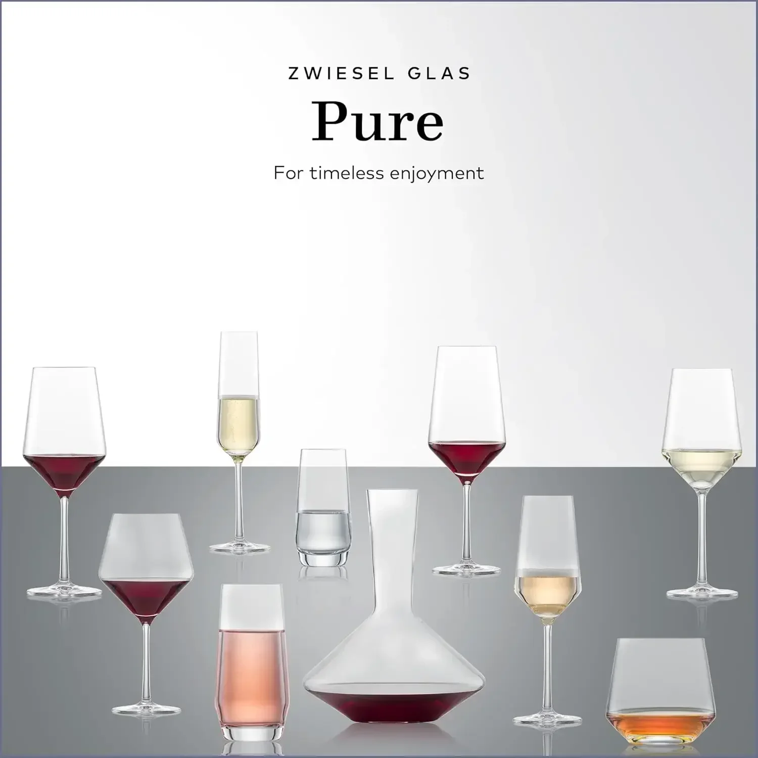 Pure Martini Glass (Set of 6), - Wine Glass Set Crystal recension och pris