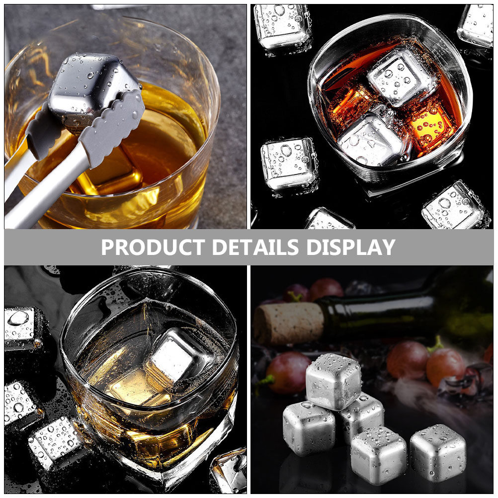 1Set Stainless Steel Whiskey I - Wine Whiskey Beer recension och pris