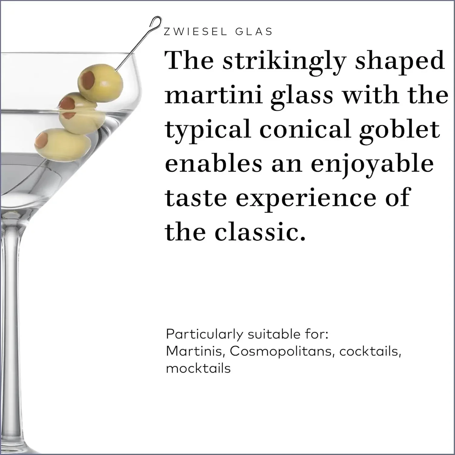 Pure Martini Glass (Set of 6), - Wine Glass Set Crystal recension och pris