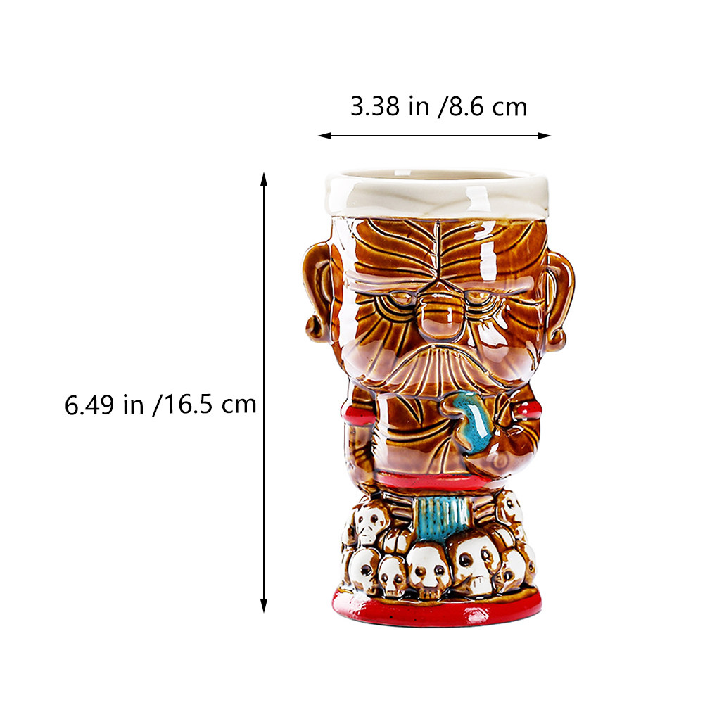 1Pcs Ceramic Totem Wine Cup La - Wine Whiskey Beer recension och pris