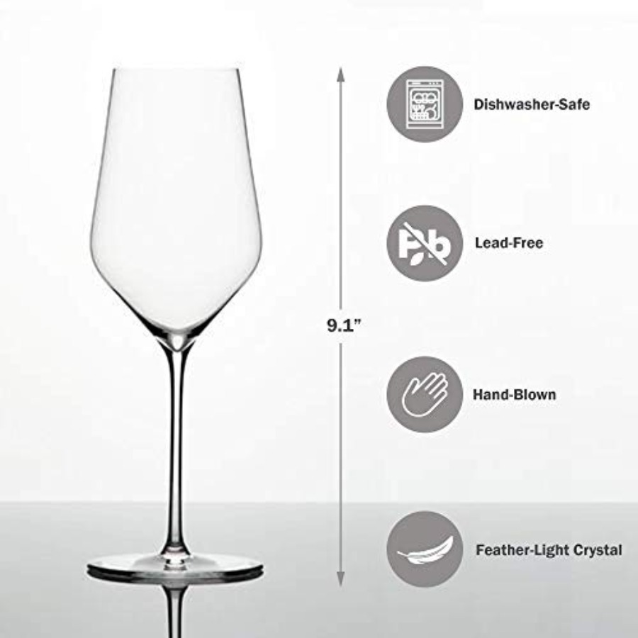 Denk'Art White Wine Glass made - Wine Glass Set Crystal recension och pris