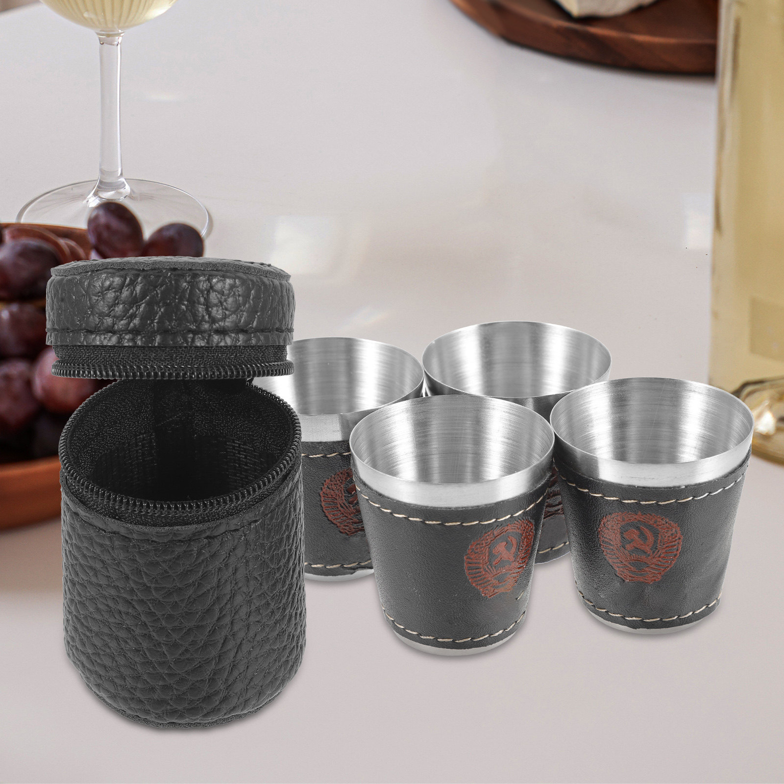1Set Stainless Steel Wine Cup  - Wine Whiskey Beer recension och pris
