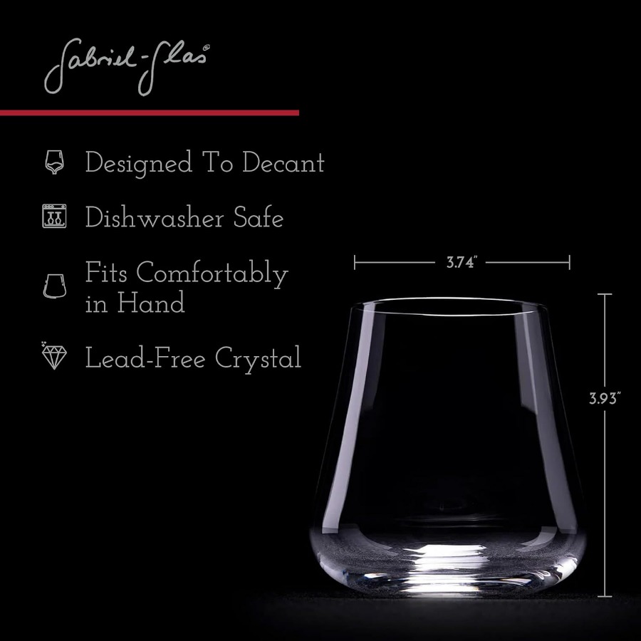 Stemless Crystal Wine Glasses  - Wine Glass Set Crystal recension och pris