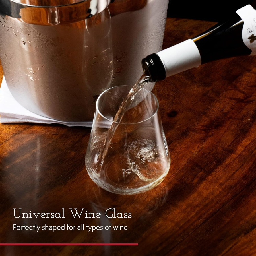 Stemless Crystal Wine Glasses  - Wine Glass Set Crystal recension och pris