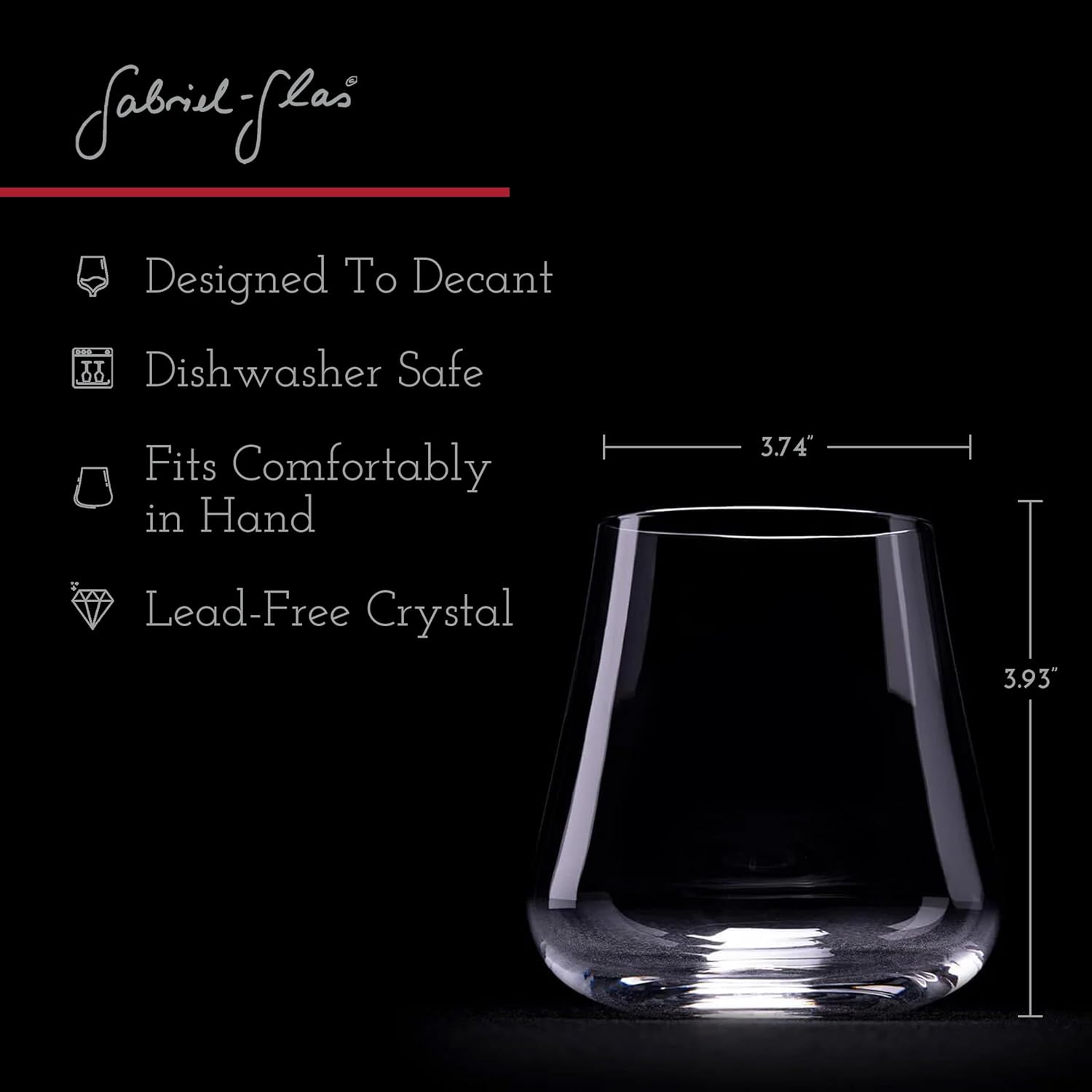 Stemless Crystal Wine Glasses  - Wine Whiskey Beer recension och pris