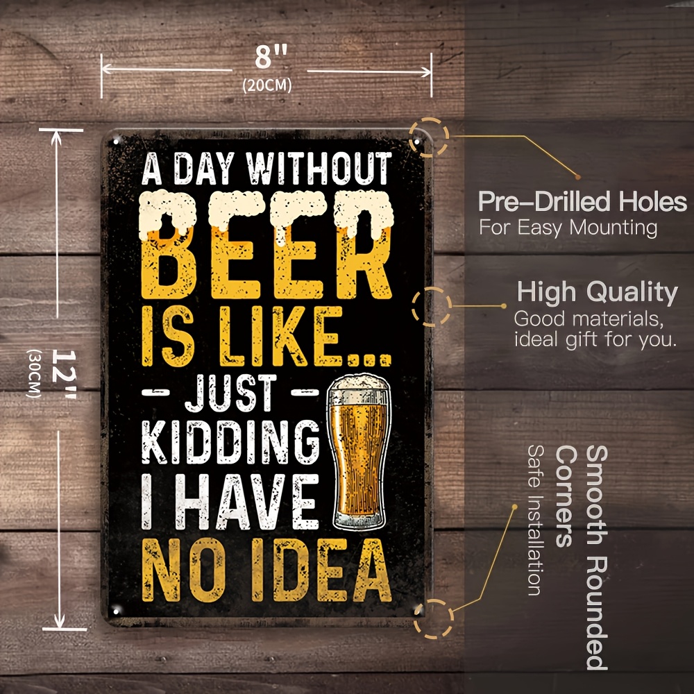Vintage Assorted Funny Beer Wi - Beer And Wine Quote recension och pris