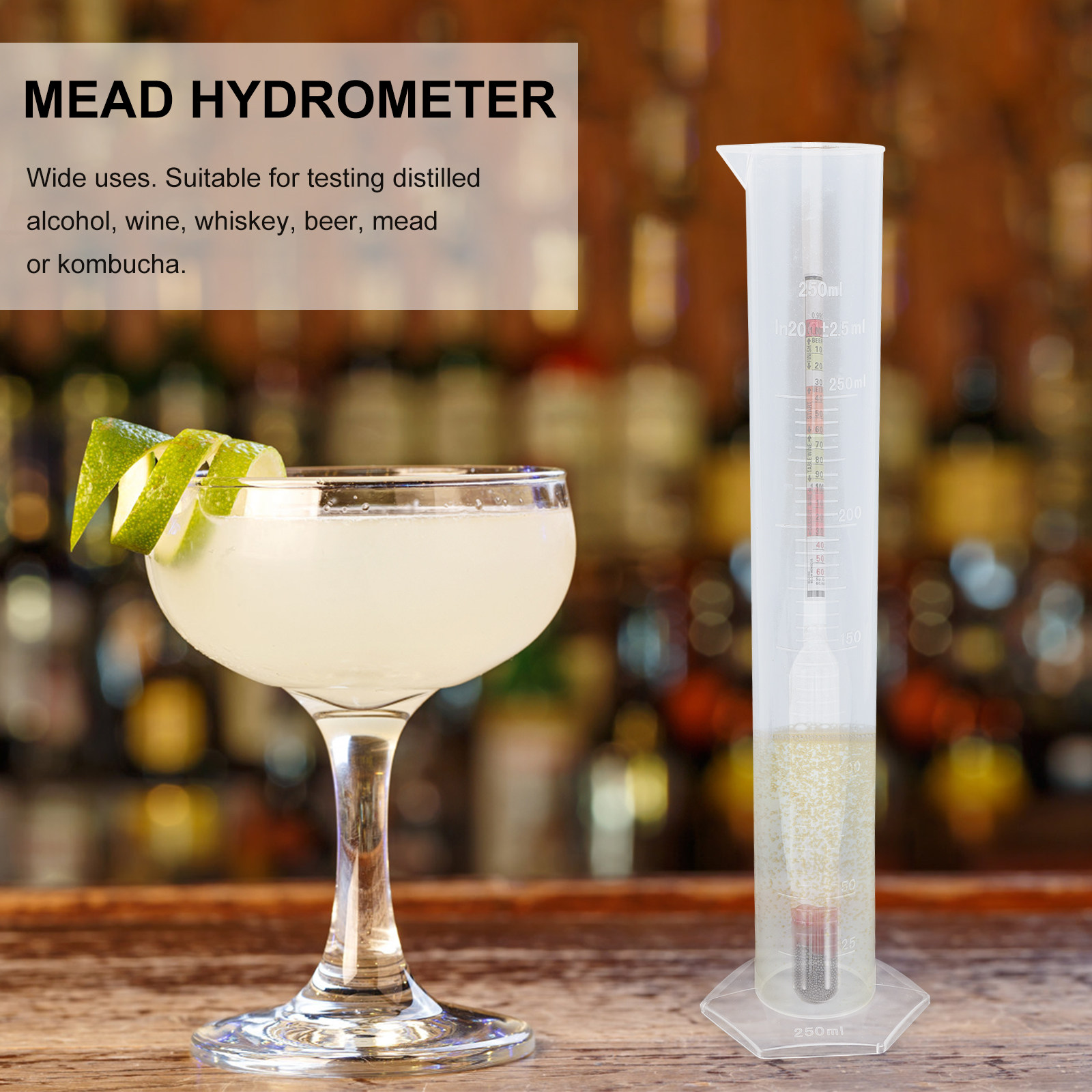 1Set Premium Hydrometer and Te - Wine Beer And Mead recension och pris