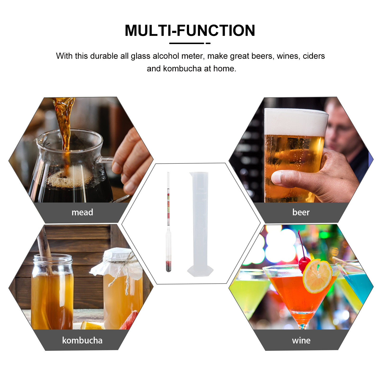 1Set Premium Hydrometer and Te - Wine Beer And Mead recension och pris