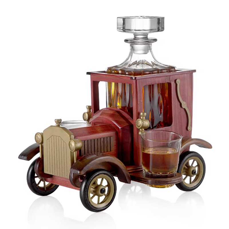 Modern Car Shaped Wine Decante - Wine Glass Set Crystal recension och pris