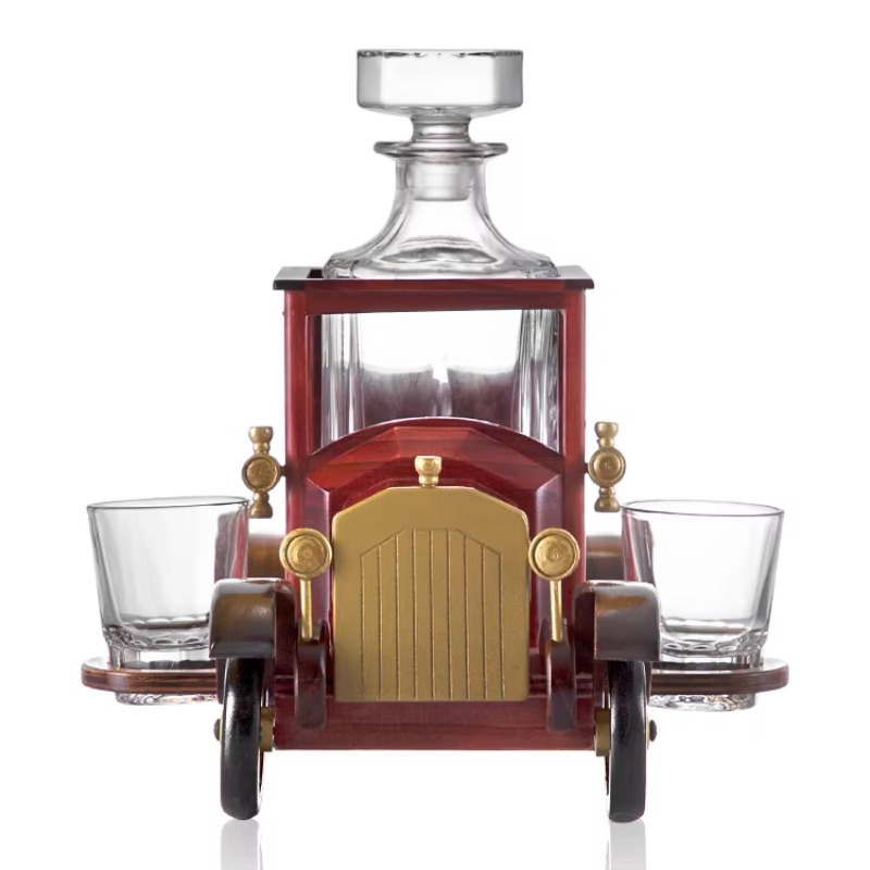 Modern Car Shaped Wine Decante - Wine Glass Set Crystal recension och pris