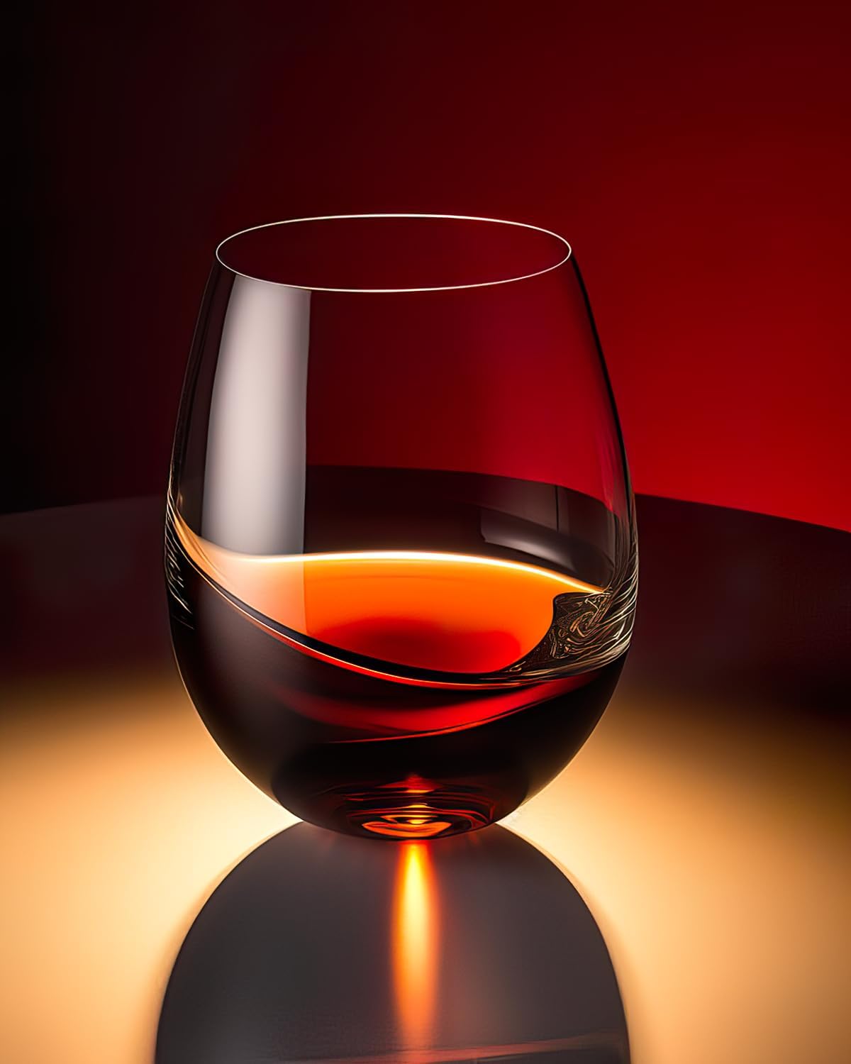 Stemless Wine Glasses Set of 4 - Wine Glass Set Crystal recension och pris