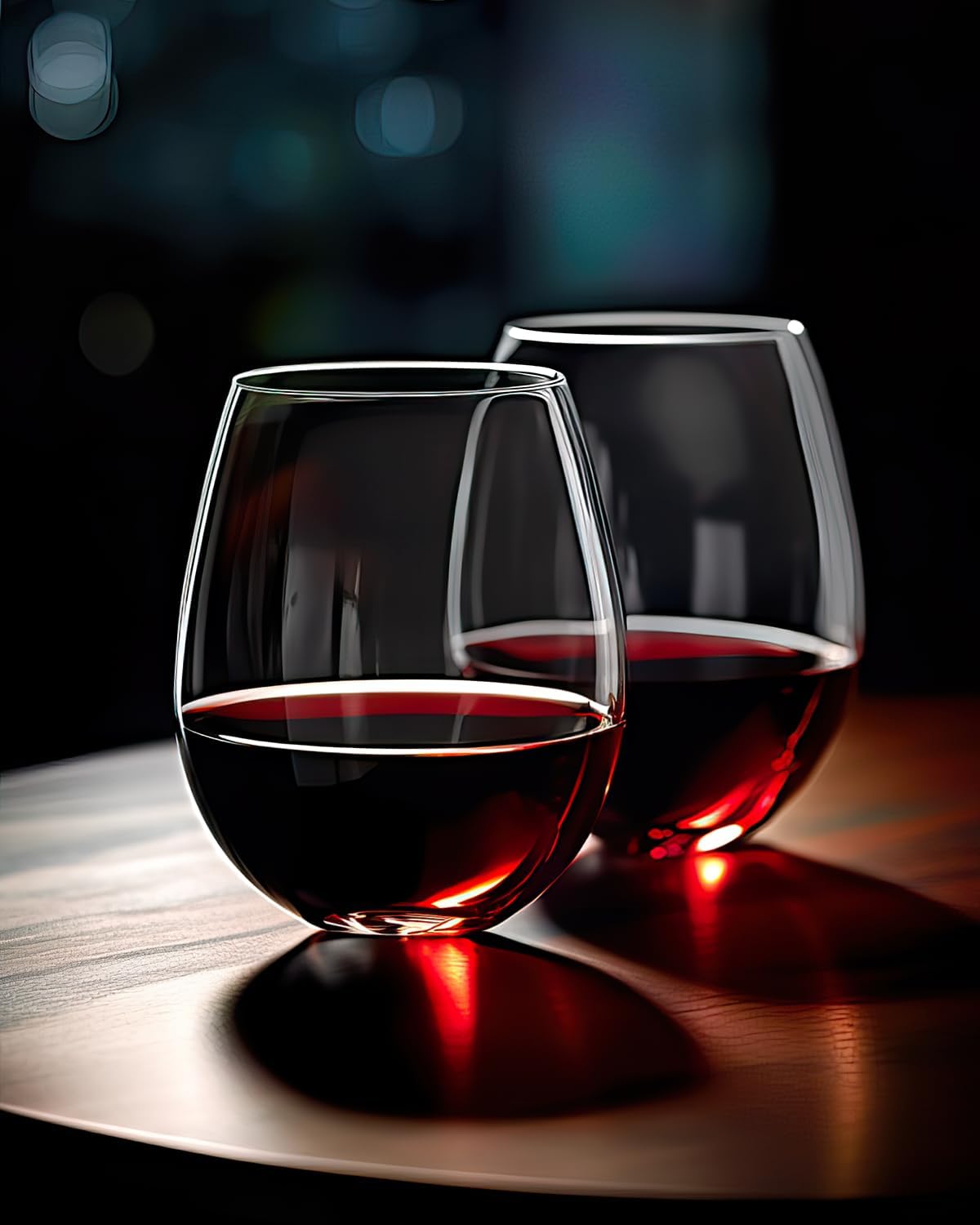 Stemless Wine Glasses Set of 4 - Wine Glass Set Crystal recension och pris