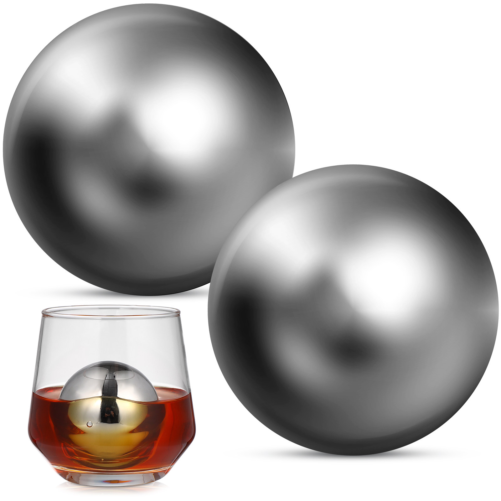 2Pcs Stainless Steel Whiskey S - Wine Whiskey Beer recension och pris